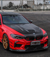 BMW 5 series M550 540 530 G30 (fits both Pre-LCI & LCI) 2017 2018 2019 2020 2021 2022 2023 2024 & M5 M5C F90 (Fits Both Pre-LCI & LCI) 2018 2019 2020 2021 2022 2023 2024 with Aftermarket Parts - AE Style Hood Bonnet Carbon Fiber from ArmorExtend